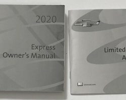 2020 Chevrolet Express Owner's Manual Set