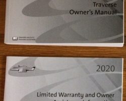 2020 Chevrolet Traverse Owner's Manual Set