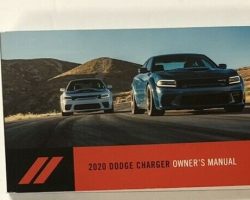 2020 Dodge Charger Owner's Manual User Guide