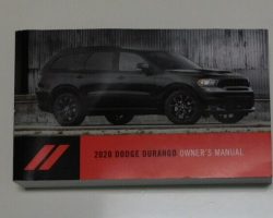 2020 Dodge Durango Owner's Manual User Guide