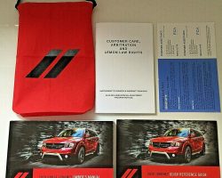 2020 Dodge Journey Owner's Manual User Guide Set