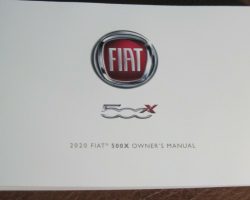 2020 Fiat 500X Owner's Manual