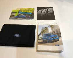 2020 Ford EcoSport Owner's Manual Set