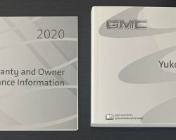 2020 GMC Yukon, Yukon XL & Denali Owner's Manual Set