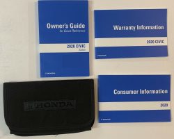 2020 Honda Civic Owner's Manual Set
