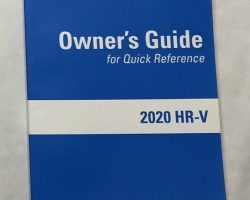 2020 Honda HR-V Owner's Manual