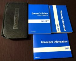 2020 Honda HR-V Owner's Manual Set