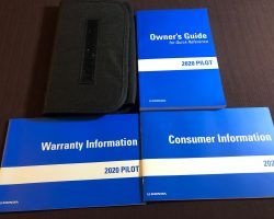 2020 Honda Pilot Owner's Manual Set