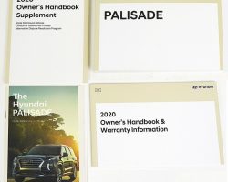 2020 Hyundai Palisade Owner's Manual Set