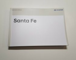 2020 Hyundai Santa Fe Owner's Manual