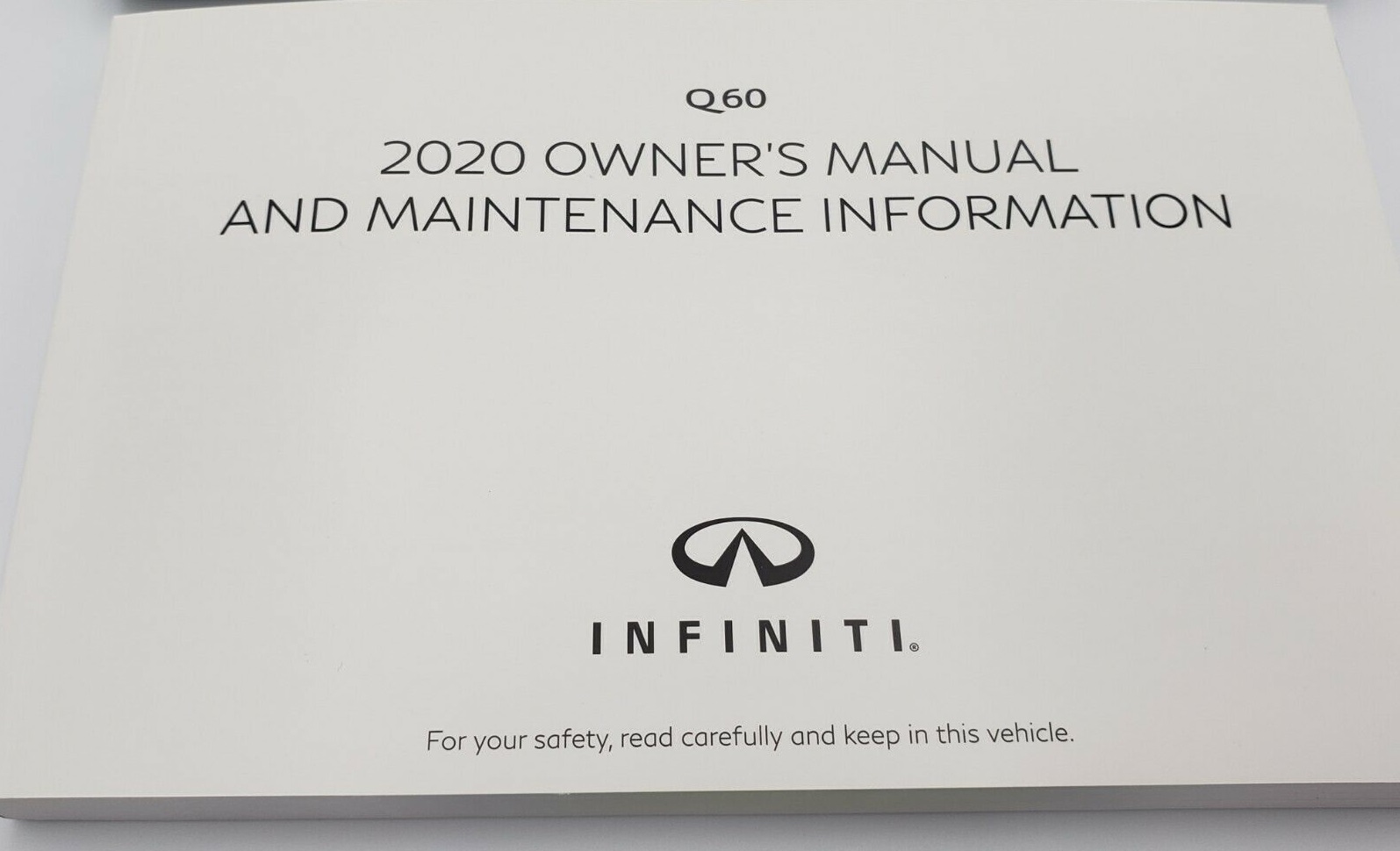 2020 Infiniti Q60 Owner's Manual