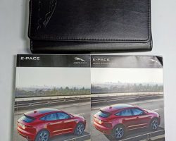 2020 Jaguar E-Pace Owner's Manual Set