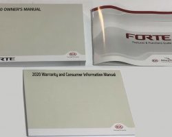 2020 Kia Forte Owner's Manual Set