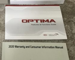 2020 Kia Optima Owner's Manual Set