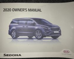 2020 Kia Sedona Owner's Manual