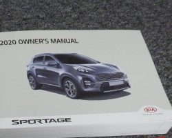 2020 Kia Sportage Owner's Manual