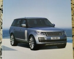 2020 Land Rover Range Rover Owner's Operator Manual User Guide