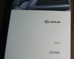2020 Lexus GX460 Owner's Manual