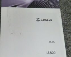 2020 Lexus LS500 Owner's Manual