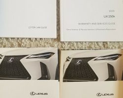 2020 Lexus UX250h Owner's Manual Set