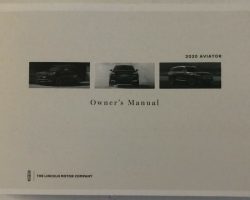 2020 Lincoln Aviator Owner's Manual