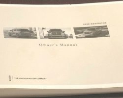 2020 Lincoln Navigator Owner's Manual