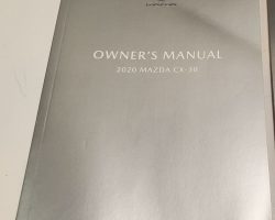 2020 Mazda CX-30 Owner's Manual