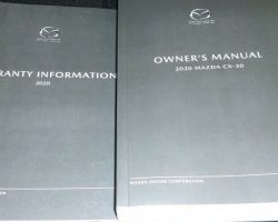 2020 Mazda CX-30 Owner's Manual Set