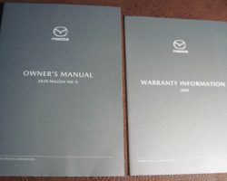 2020 Mazda MX-5 Miata Owner's Manual Set