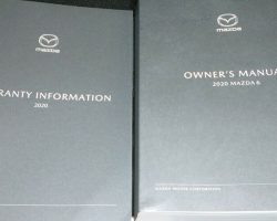 2020 Mazda6 Owner's Manual Set