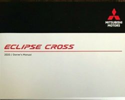 2020 Mitsubishi Eclipse Cross Owner's Manual