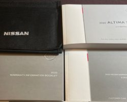 2020 Nissan Altima Owner's Manual Set