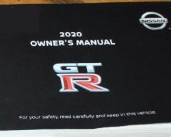 2020 Nissan GT-R Owner's Manual