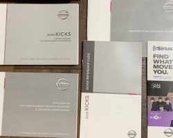 2020 Nissan Kicks Owner's Manual Set