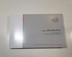 2020 Nissan Murano Owner's Manual