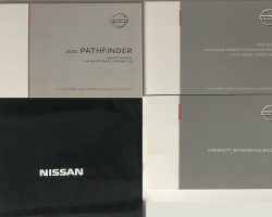 2020 Nissan Pathfinder Owner's Manual Set