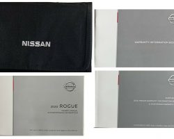 2020 Nissan Rogue Owner's Manual Set
