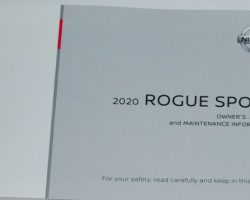 2020 Nissan Rogue Sport Owner's Manual