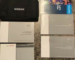 2020 Nissan Versa Owner's Manual Set