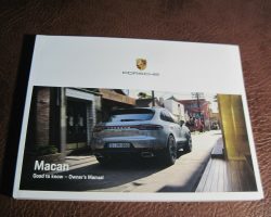 2020 Porsche Macan Owner's Manual