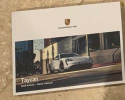 2020 Porsche Taycan Owner's Manual