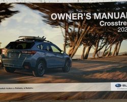 2020 Subaru Crosstrek Owner's Manual