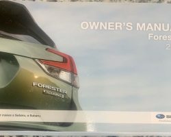 2020 Subaru Forester Owner's Manual
