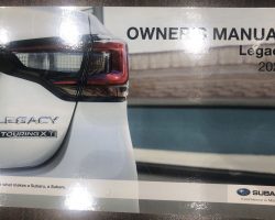 2020 Subaru Legacy Owner's Manual