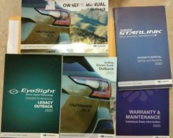 2020 Subaru Outback Owner's Manual Set