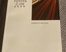 2020 Toyota C-HR Owner's Manual