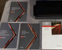 2020 Toyota C-HR Owner's Manual Set