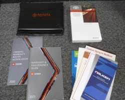 2020 Toyota Tundra Owner's Manual Set