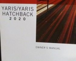 2020 Toyota Yaris Owner's Manual