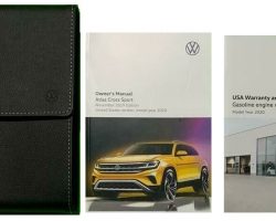 2020 Volkswagen Atlas Cross Sport Owner's Manual Set